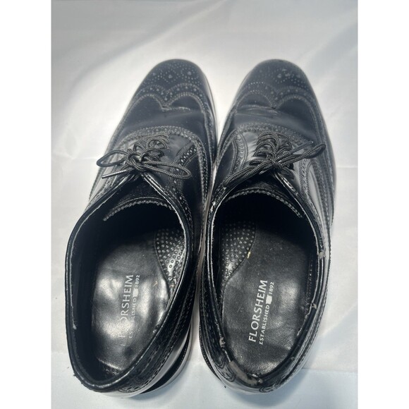 Florsheim Black Lexington Wingtip Oxford Men\'s 10D #17066‎ main image 5